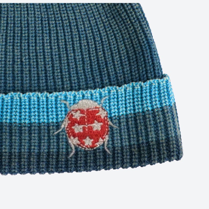 Striped Washed Beanie